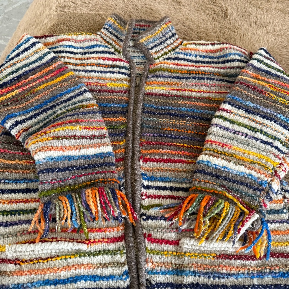 Rare & Crazy Chunky Knit Sweater Multicolor